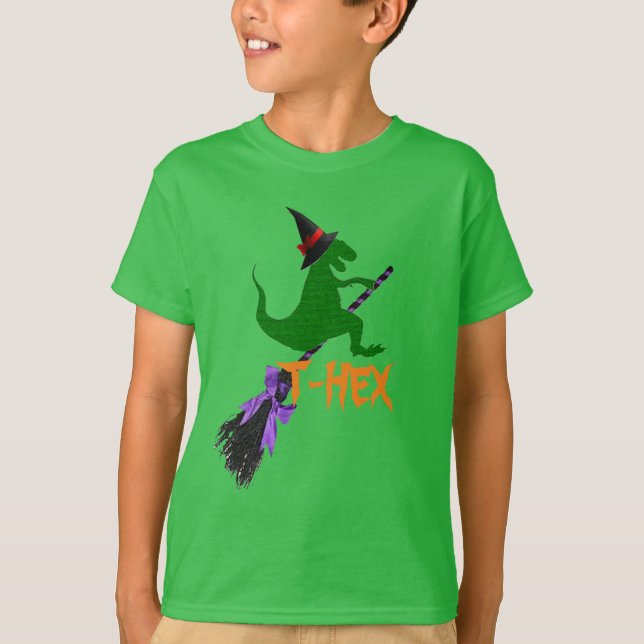 T-hex Funny halloween t-rex t-shirt tyrannosaurus (Framsida)