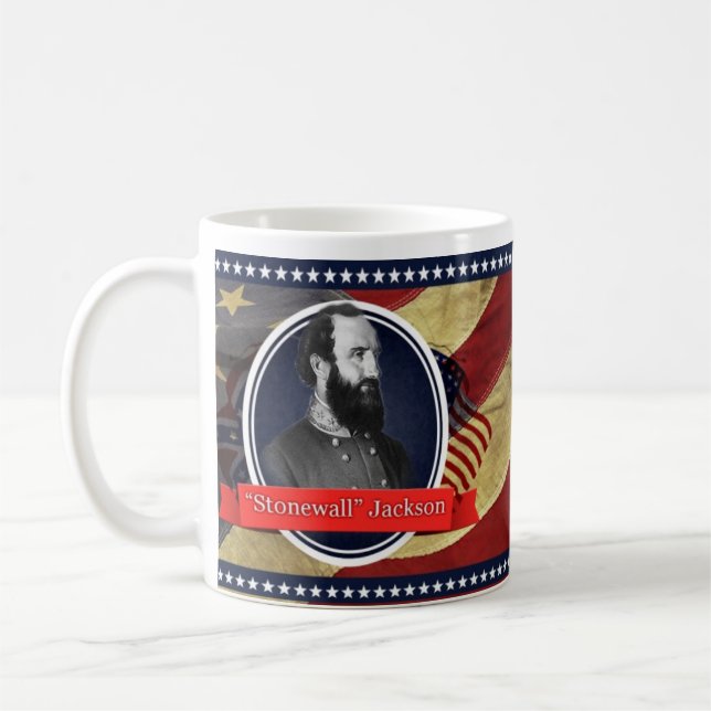 T.J. "Stonewall" Jackson Kaffemugg (Vänster)