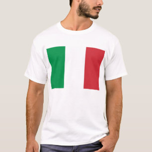 T Leverera med Flagga av Italien T Shirt