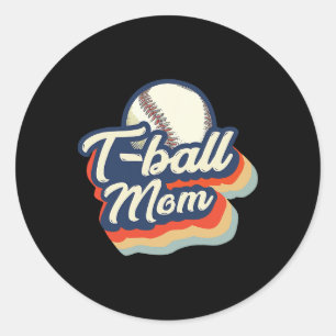 T Ll Mamma Liv Vintage Teell Mamma Softll Mamma  Runt Klistermärke