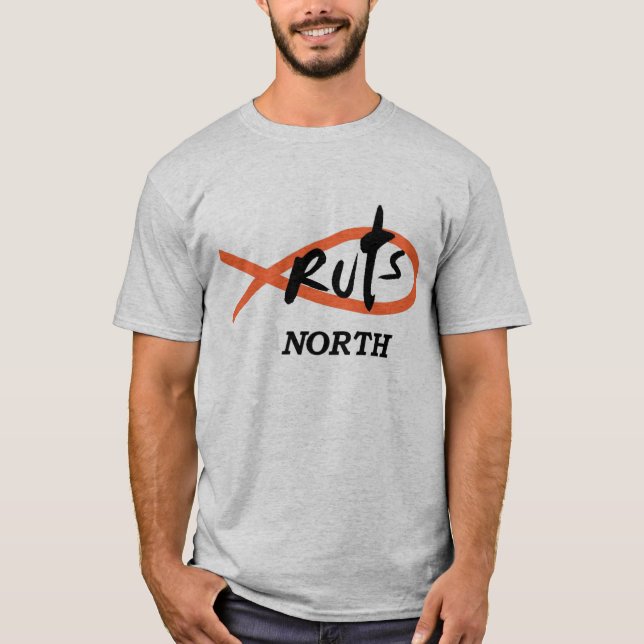 T MED DEN ORANGE LOGOTYPEN TEE (Framsida)