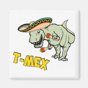 T-Mex T-Rex mexicansk TyrannosaurusDinosaur Magnet