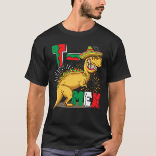 T Mex Tacosaurus Rex Taco Cinco De Mayo Dinosaur M Shirt