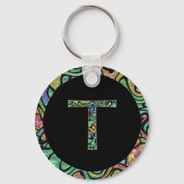T Monogram Nyckelring (Framsida)