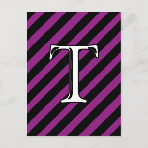 T Monogram Vykort