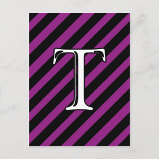 T Monogram Vykort