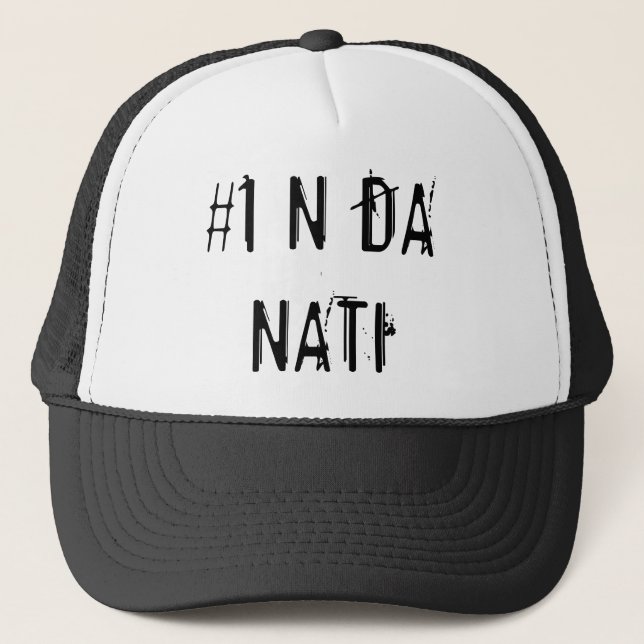 t NATI för #1 N DA Truckerkeps (Framsida)