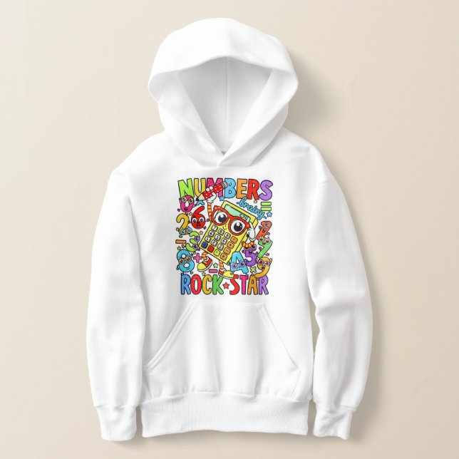 T-Number Day Kids Hoodie | Maths School Event UK T Shirt (Laydown)