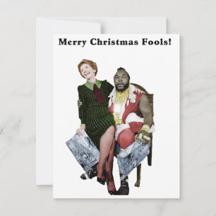 T och Nancy Reagan julkort