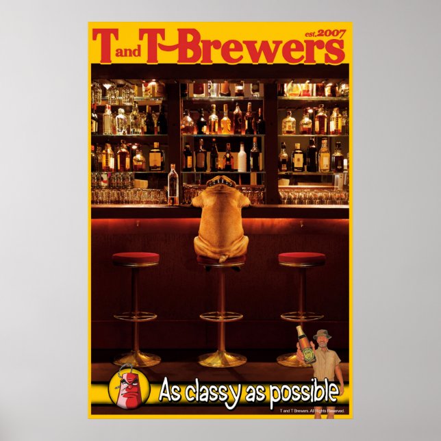 T och T Brewers Poster (Framsidan)