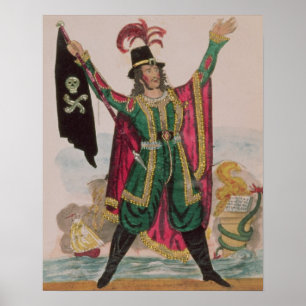 T.P.Cooke i rollen som flygande nederländare Poster