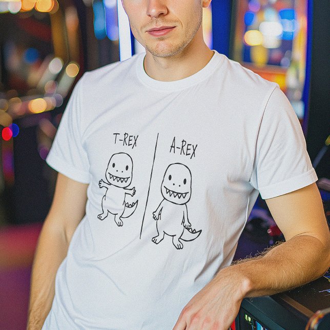 T-Pose T-Rex-skiss T Shirt (Skapare uppladdad)
