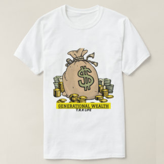 T.R.K GENERATIONELLT VÄLMÅENDE PENGAR TEES T SHIRT