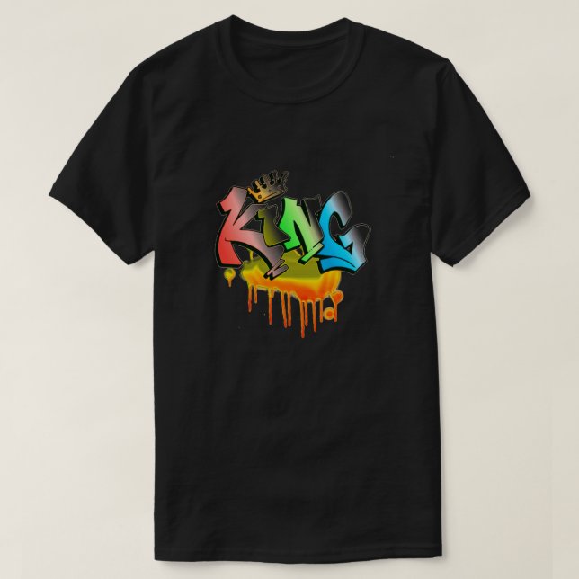 T.R.K KORTÄRMAD ART DECO KING T-SHIRT (Design framsida)