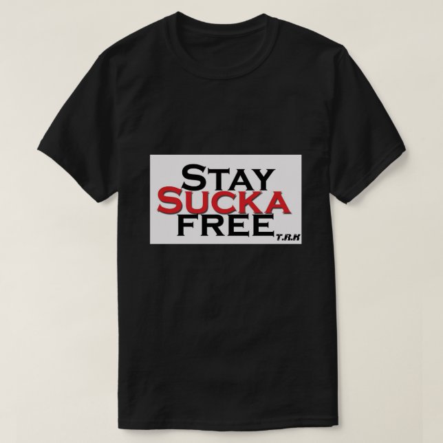 T.R.K SUCKA GRATIS HERR-T-SHIRTS T SHIRT (Design framsida)
