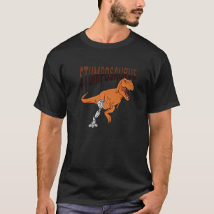 T Rex Amputee Joke Leg Prosthetic Dinosaur for a L Shirt