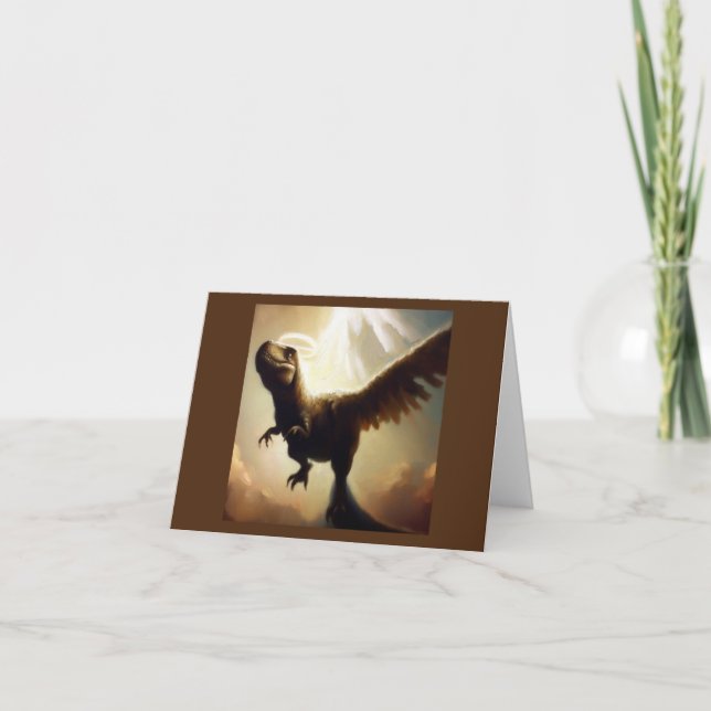 T Rex Angel Kort (Framsida)
