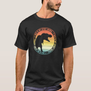 T-Rex är mitt andliga djur som ammar Retro Dinosau T Shirt