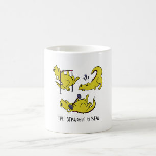 T-Rex-arbetspass Kaffemugg