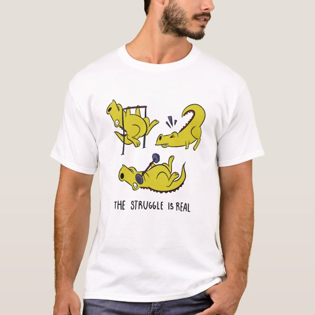 T-Rex-arbetspass T Shirt (Framsida)