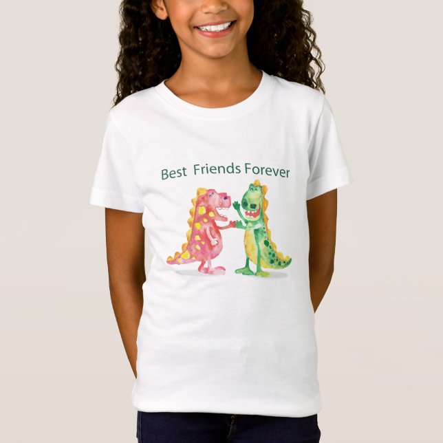 T Rex Best Friend T-Shirt (Framsida)