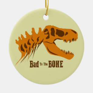 T-Rex Bones Julgransprydnad Keramik