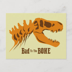 T-Rex Bones Vykort