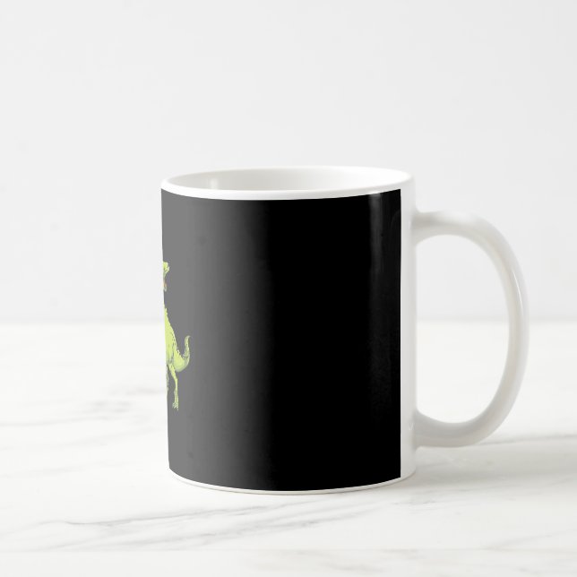 T-rex boxning  kaffemugg (Höger)