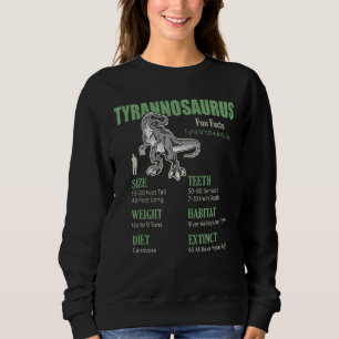 T Rex Boys Roligt Fact Dinosaur Tyrannosaurus Rex Shirt