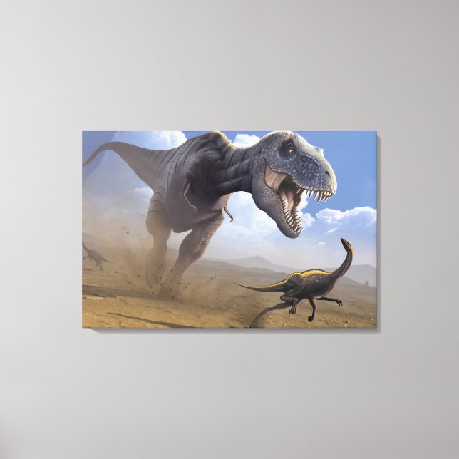 T Rex Canvastryck (Framsida)