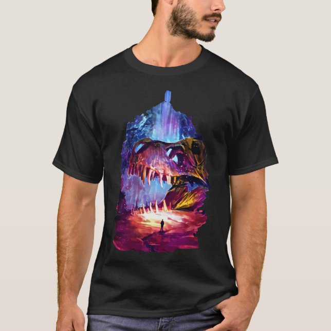 T-Rex Cavern T Shirt (Framsida)