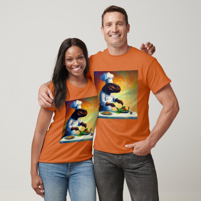T Rex Chef Shirt (Unisex)