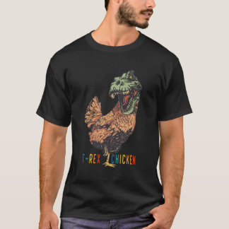 T-REX Chicken Funny Dinosaur T Shirt