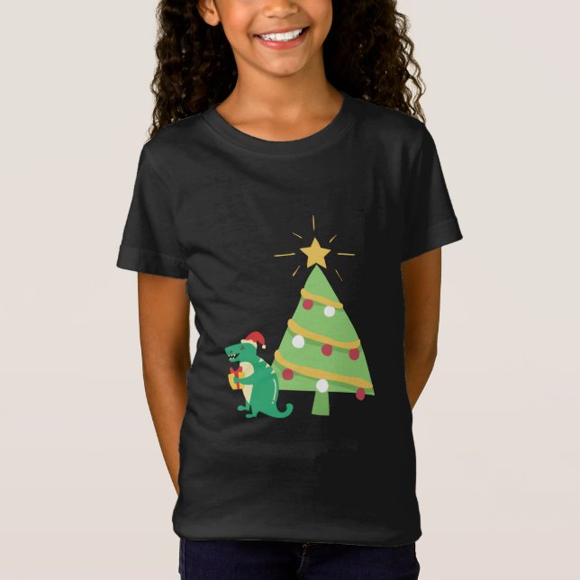 T-rex christmas t shirt (Framsida)