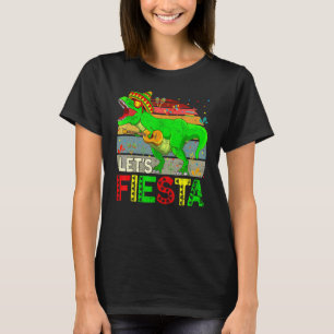T Rex Cinco De Mayo Tyrannosaurus Dinosaur Lets F Shirt