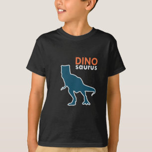 T-rex dinosauer tecknad pojkens t shirt