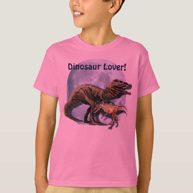 T-Rex Dinosaur-älskare Tee Rex Shirt (Framsida)