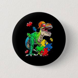 T Rex Dinosaur Autism Awareness Puzzle Biet Gifts Knapp