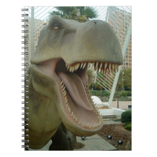 T-Rex Dinosaur - bärbar dator Anteckningsbok Med Spiral