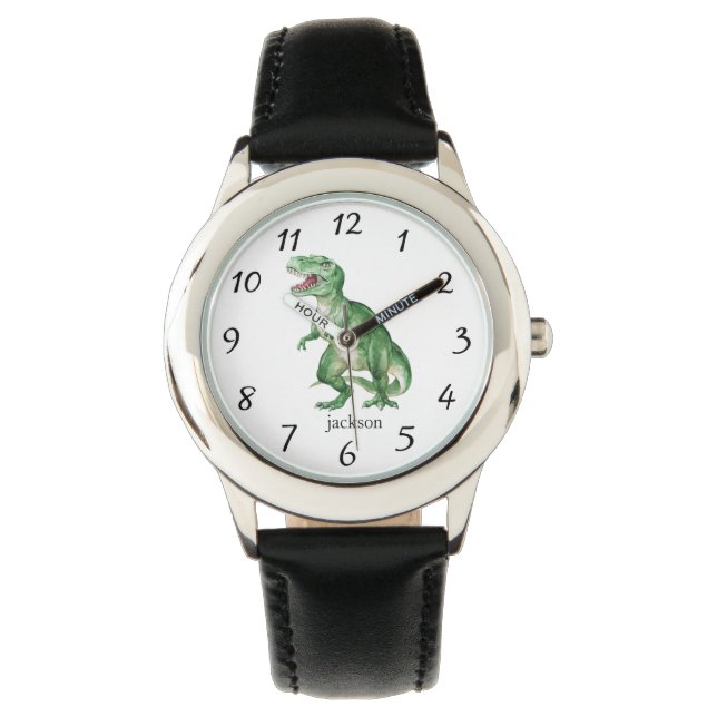 T Rex Dinosaur Barn Armbandsur (Framsida)