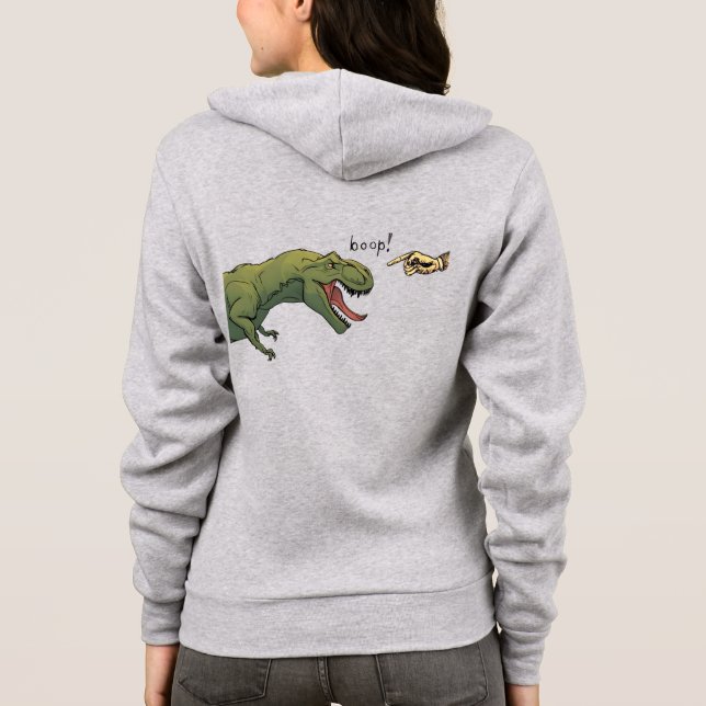 T-Rex Dinosaur Boop Tyrannosaurus Women T Shirt (Baksida)