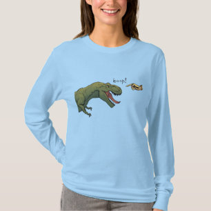 T-Rex Dinosaur Boop uppifrån T Shirt