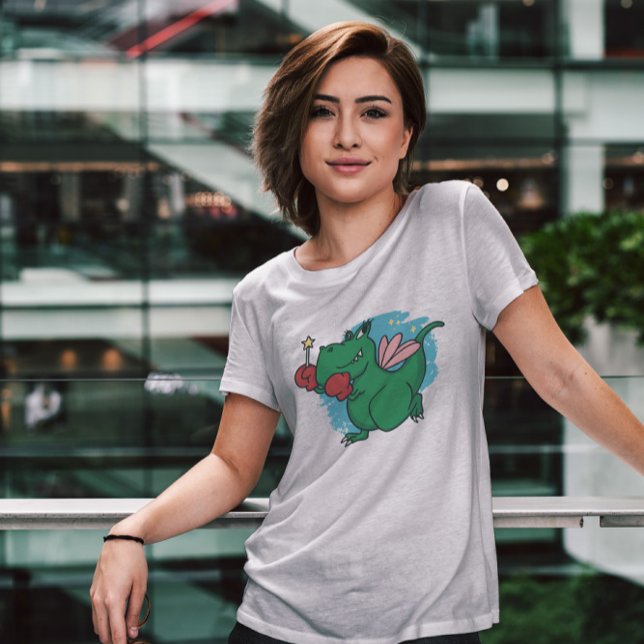 T Rex Dinosaur Boxer Fairy Shirt (Skapare uppladdad)
