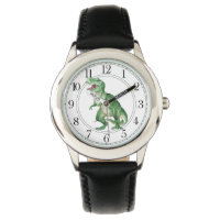 T Rex Dinosaur Boy's Black
