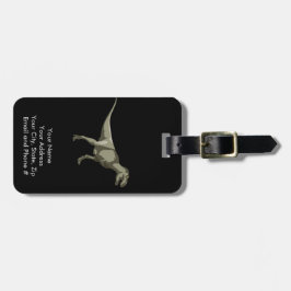 T-rex Dinosaur, Dino design Bagagebricka