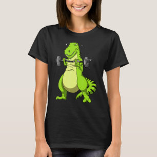T Rex Dinosaur Fitness Gym Bodybuilding der Weight Shirt