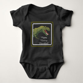 T-Rex Dinosaur Hanukkah Unisex Baby Outfit T Shirt