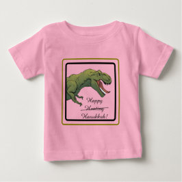 T-Rex Dinosaur Hanukkah Unisex Baby Outfit T Shirt