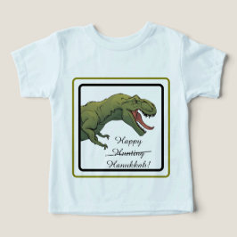 T-Rex Dinosaur Hanukkah Unisex Baby Outfit T Shirt