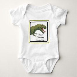 T-Rex Dinosaur Hanukkah Unisex Babykläder T Shirt